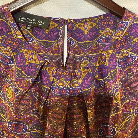 Jones New York sleeveless blouse - 16W - Picture 2 of 3